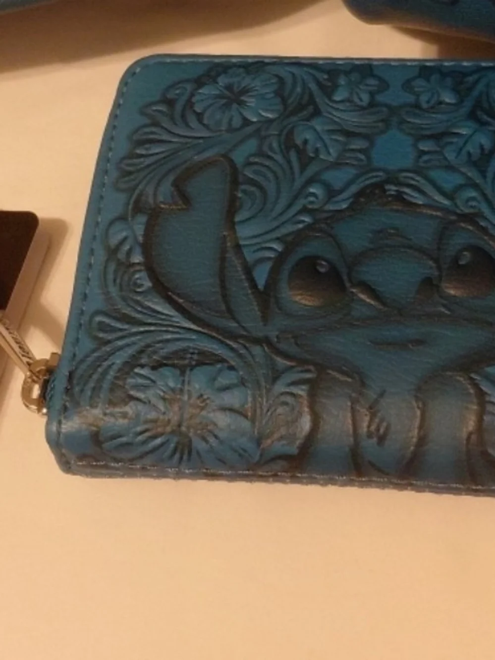 Loungefly Teal Stitch Embossed Backpack, Crossbody & Wallet Set